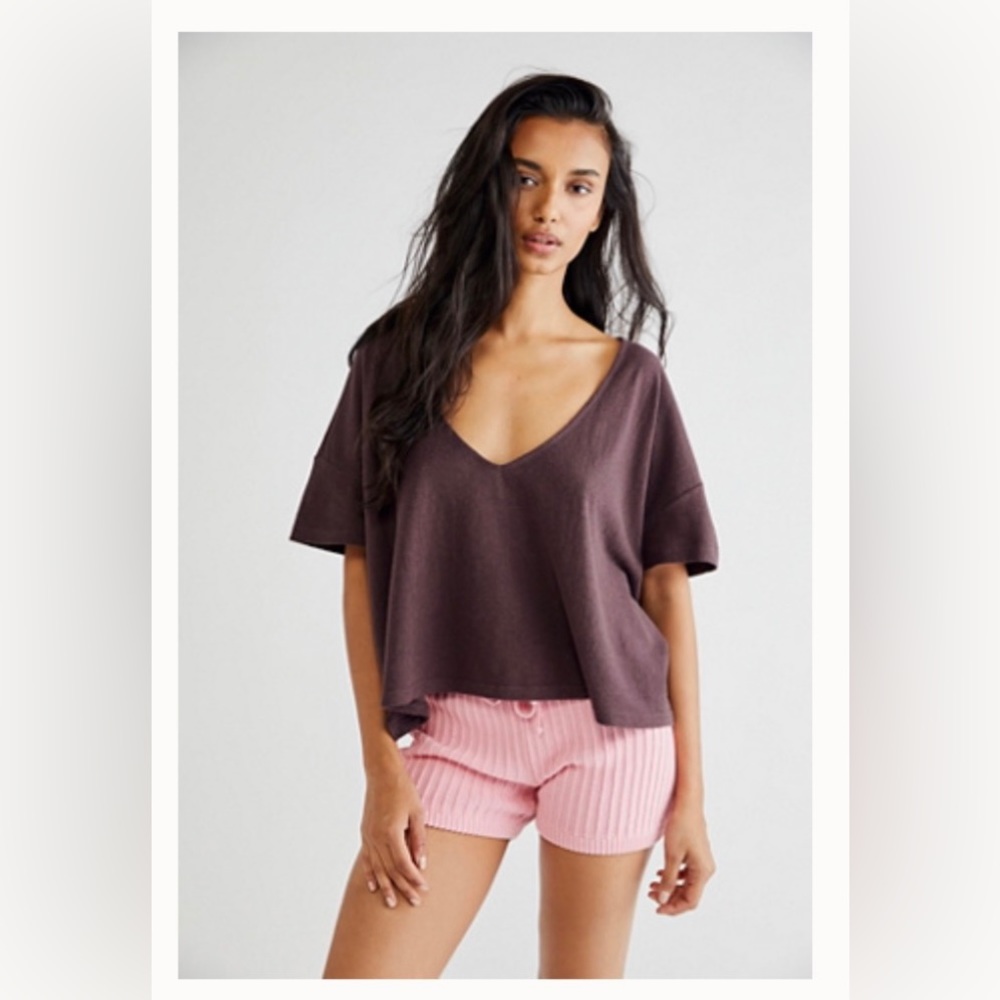 Free people layback tee